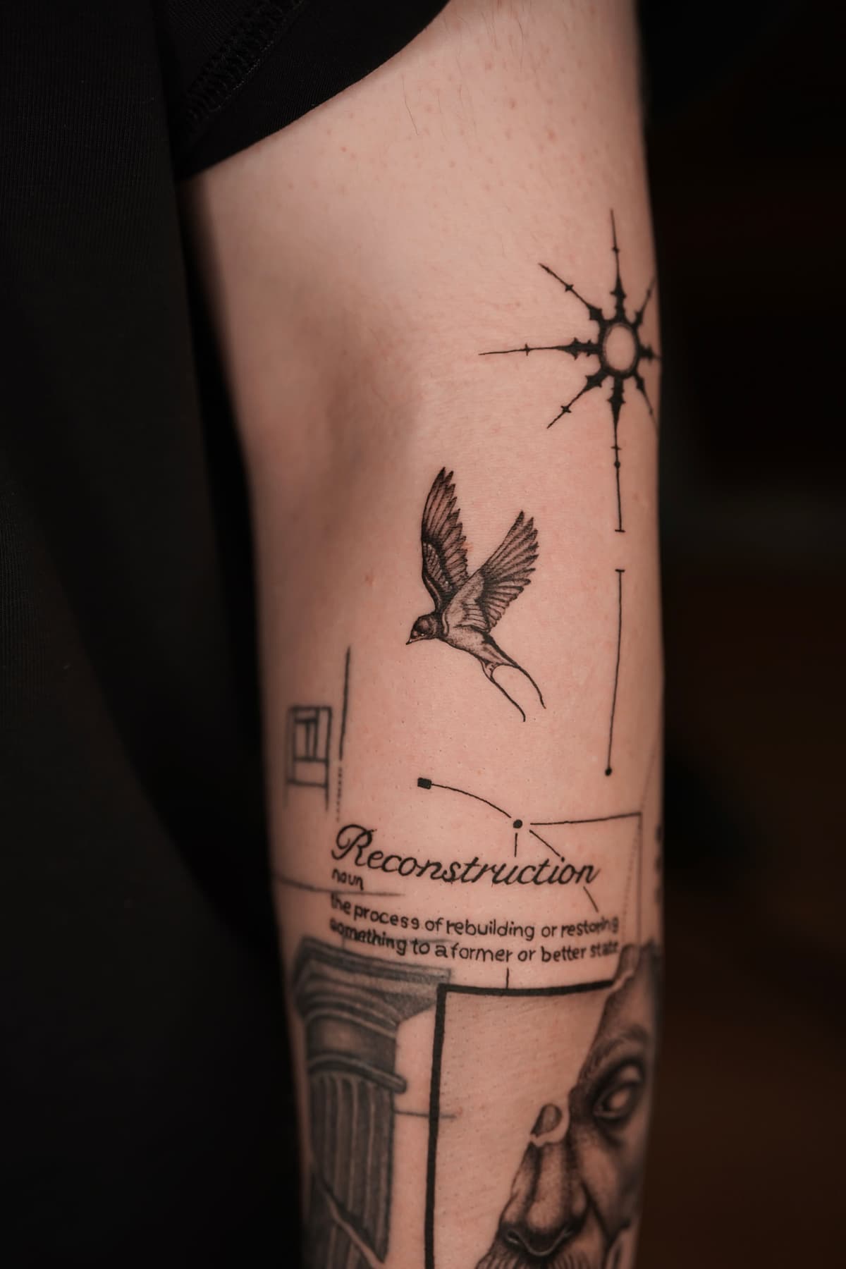 Marcus Aurelius Stoic Forearm Tattoo 5