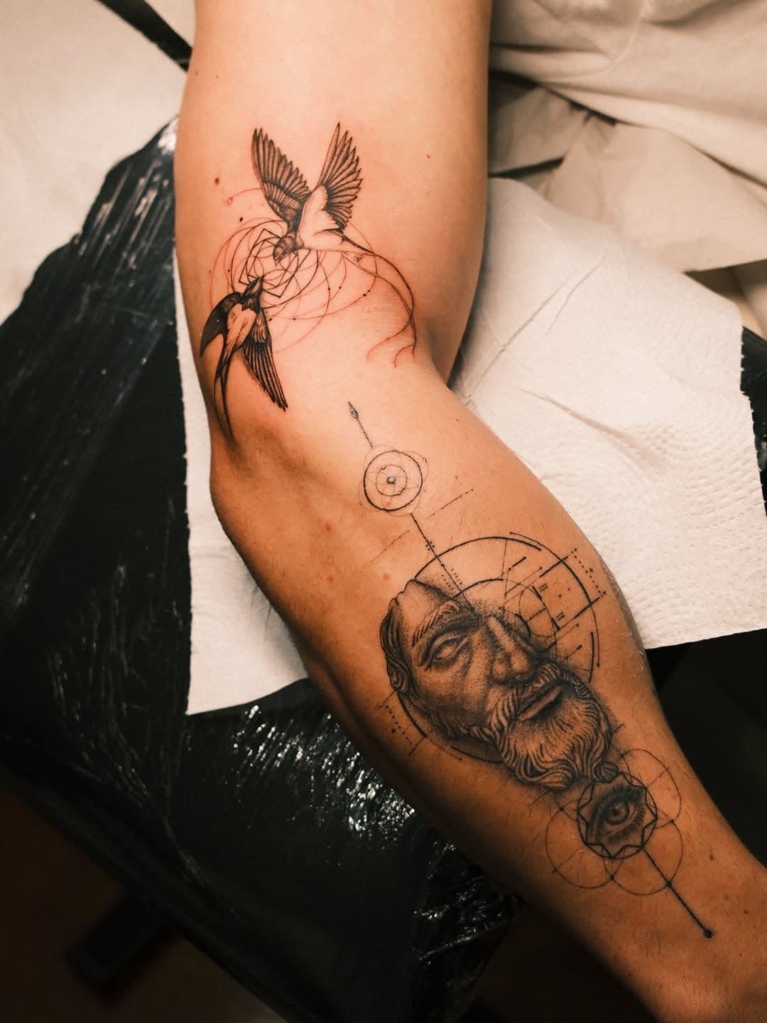 Two Worlds, One Sleeve - Birds, Geometry and Realism in Progress 11
