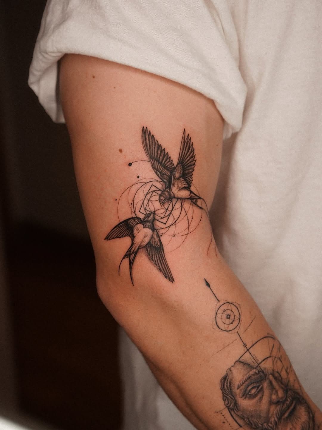 Two Worlds, One Sleeve - Birds, Geometry and Realism in Progress 16