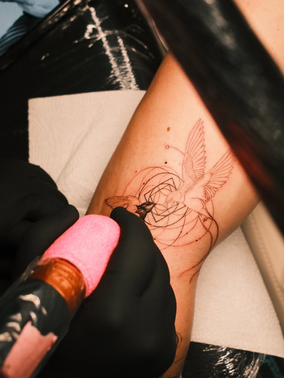 Two Worlds, One Sleeve - Birds, Geometry and Realism in Progress 1